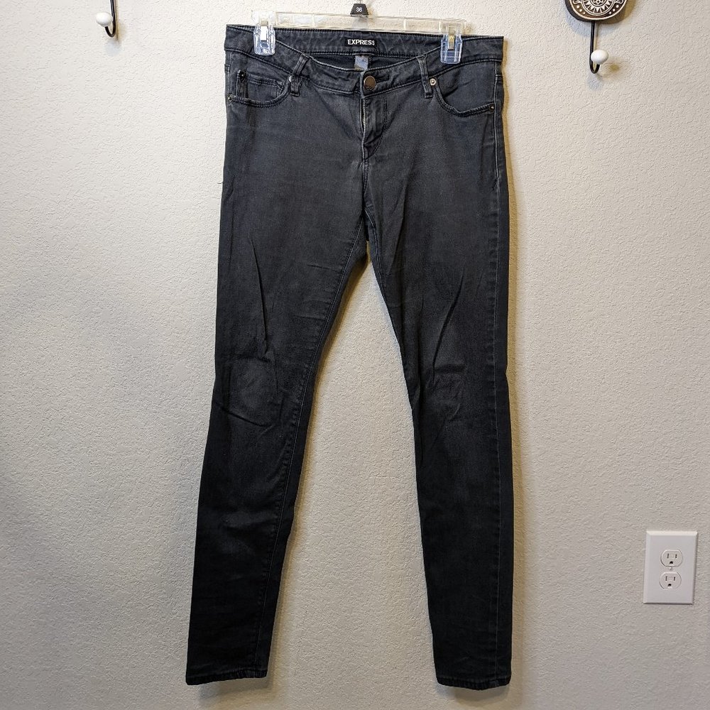 Express Dark Gray Jeans